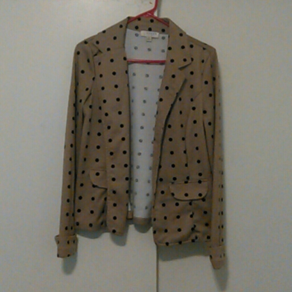 Polka Dot Blazer